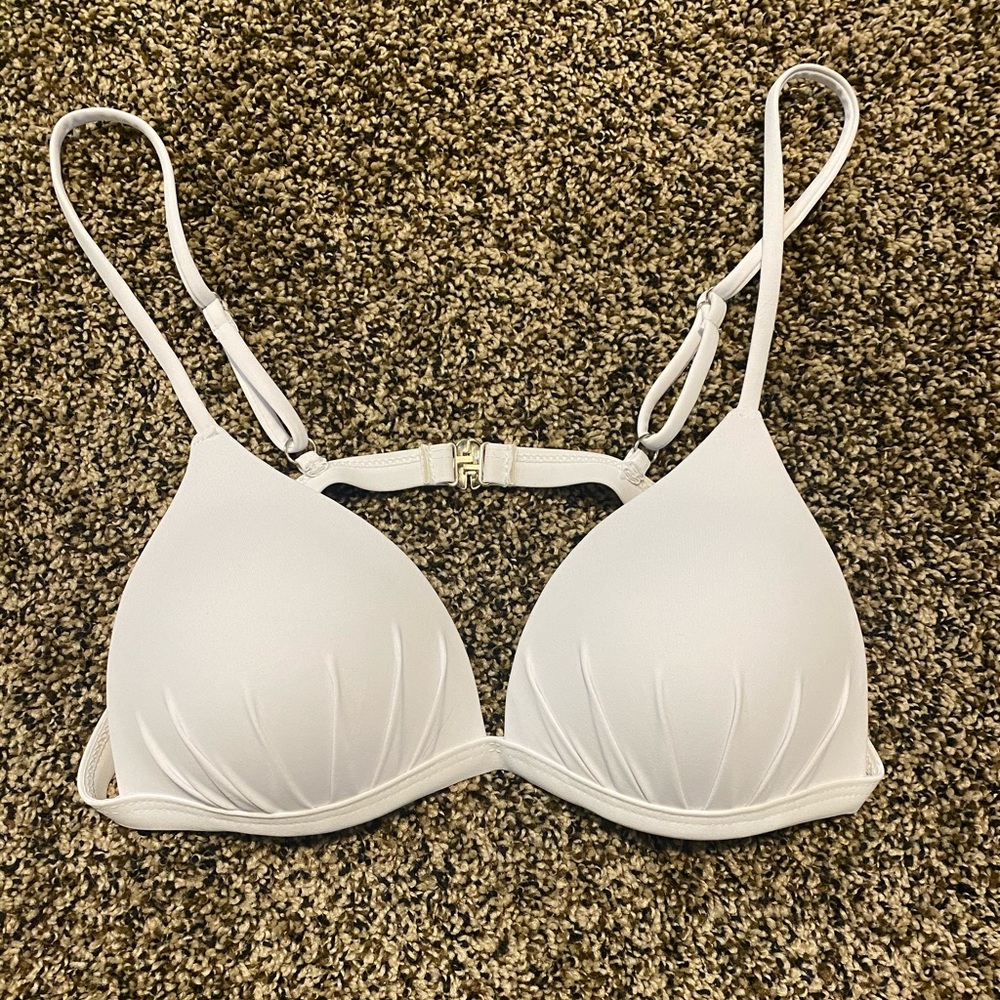 🤍 NEW White Bikini Top! 🤍